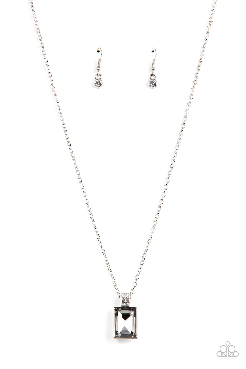 UNDERSTATED DAZZLE SILVER-NECKLACE