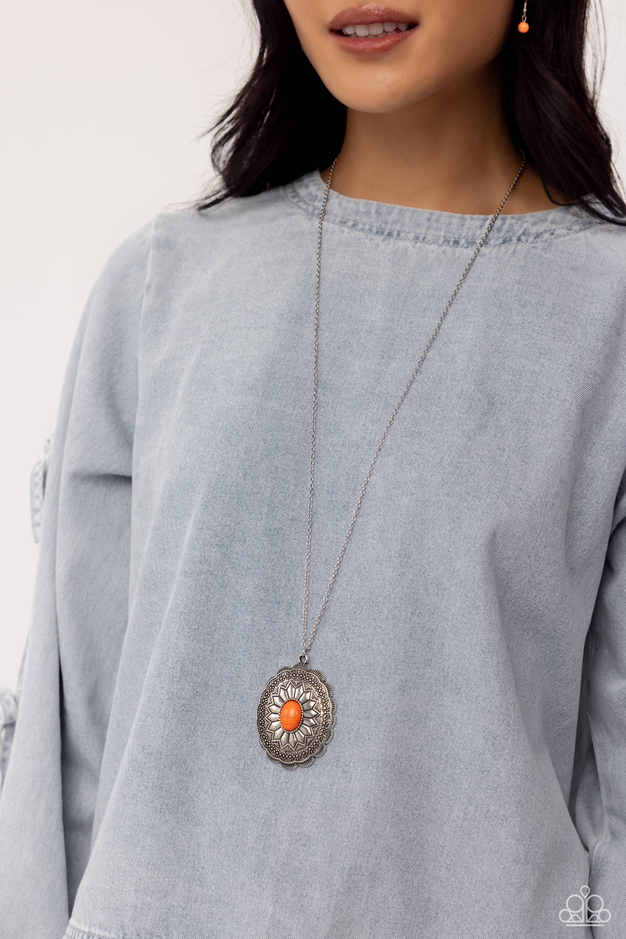 MOJAVE MIRAGE ORANGE-NECKLACE