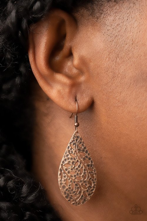 VINEYARD VANITY COPPER-EARRINGS