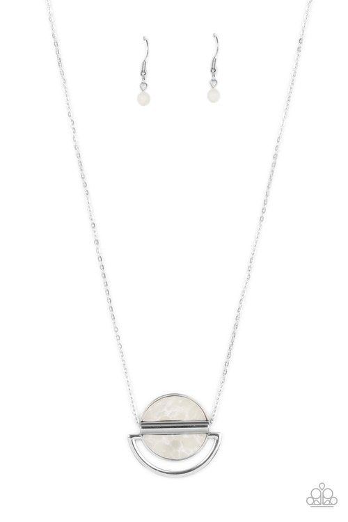 ETHEREAL ECLIPSE WHITE-NECKLACE