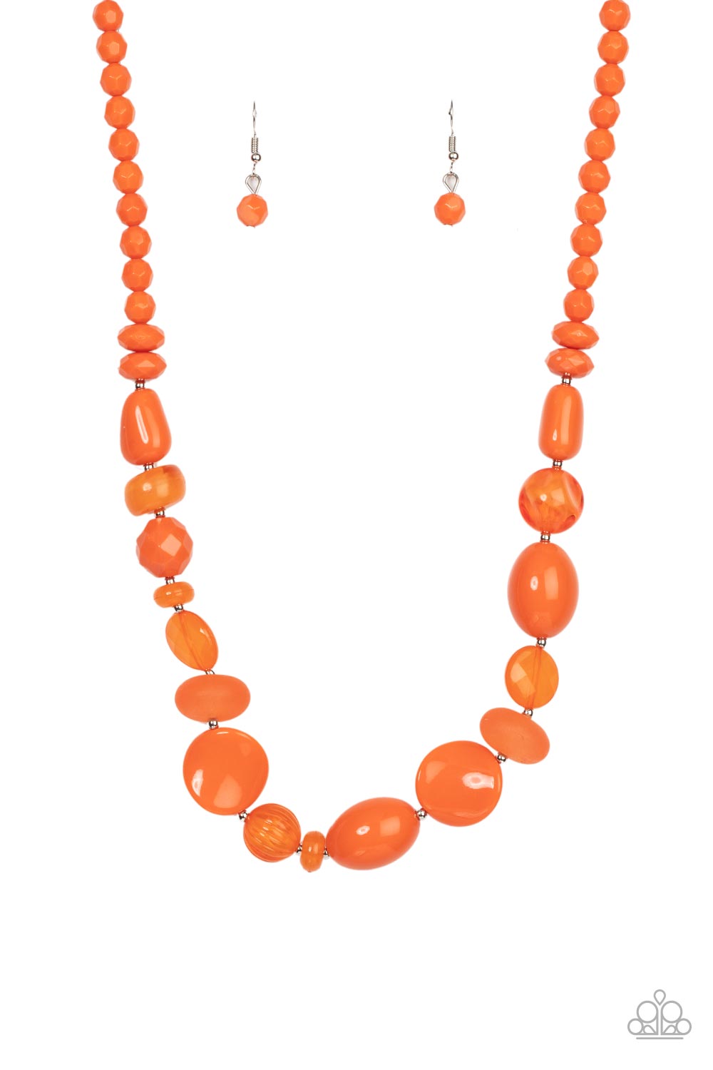 TROPICAL TSUNAMI ORANGE-NECKLACE