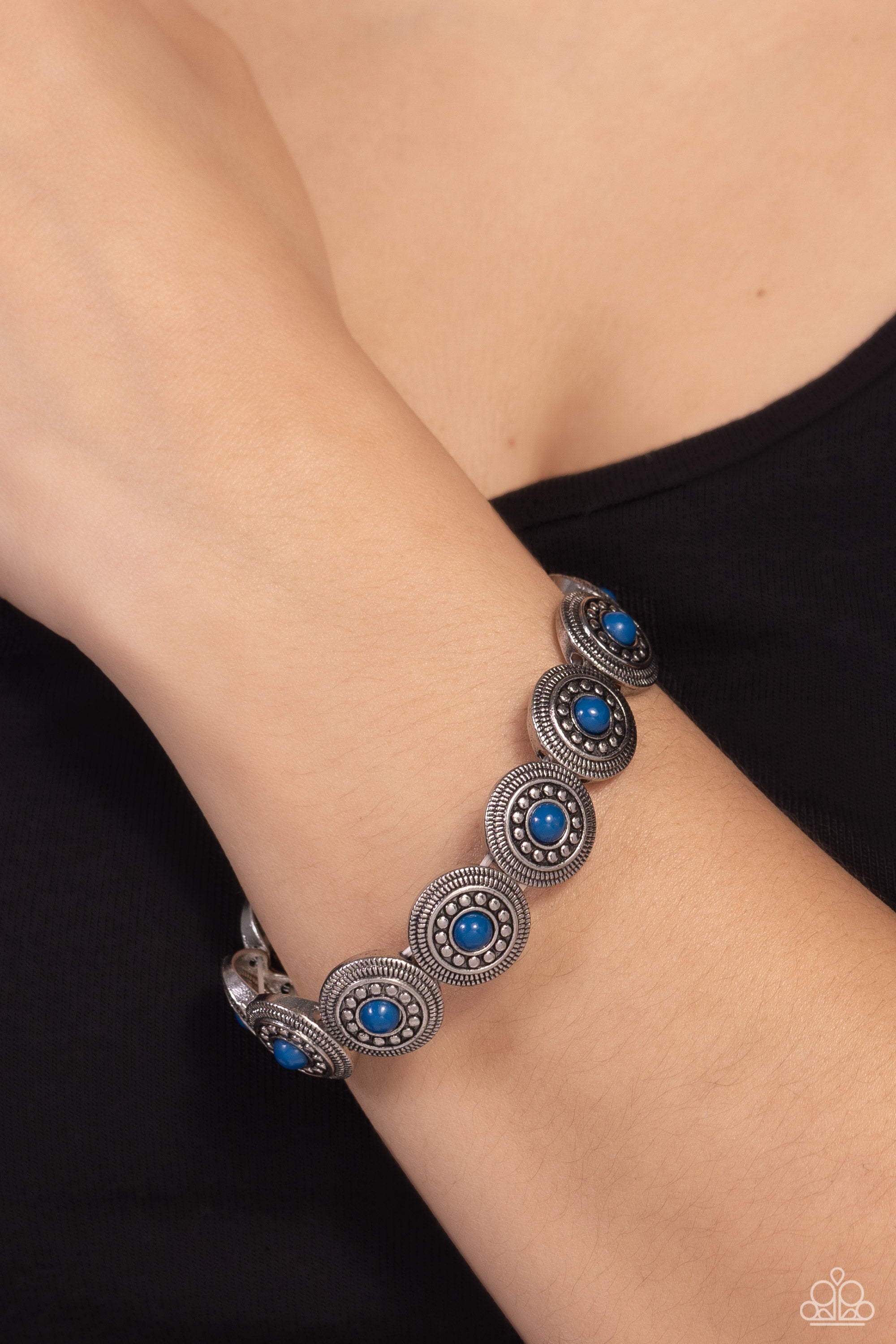 WELCOME TO THE COLOR WHEEL BLUE-BRACELET