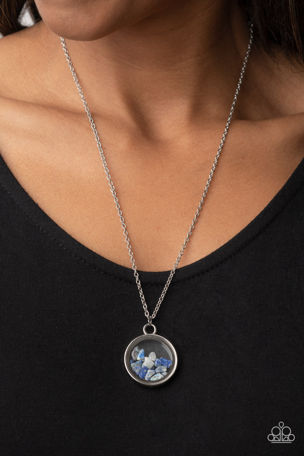 GEMSTONE GURU BLUE-NECKLACE