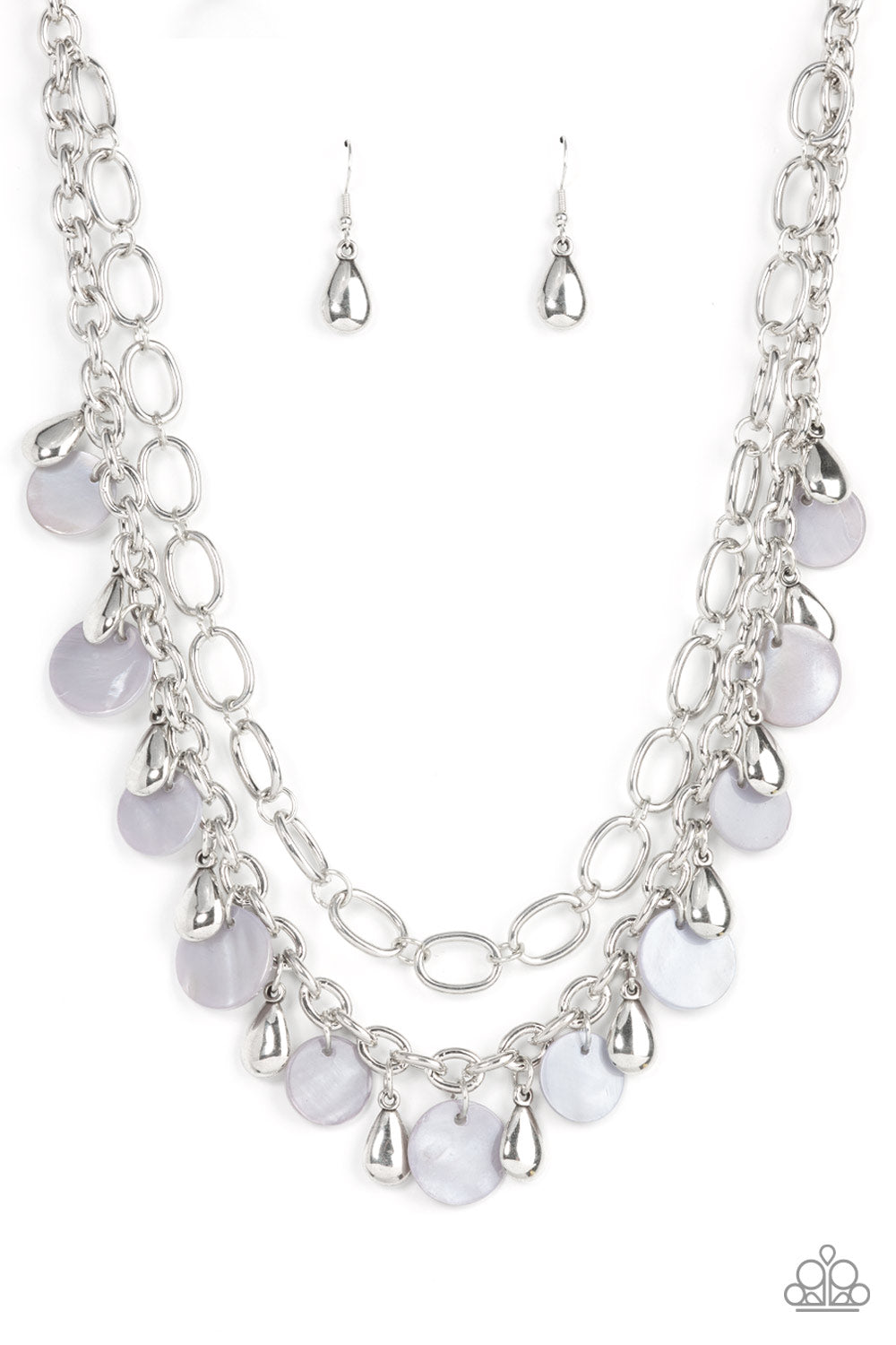 BEACHFRONT FABULOUS SILVER-NECKLACE