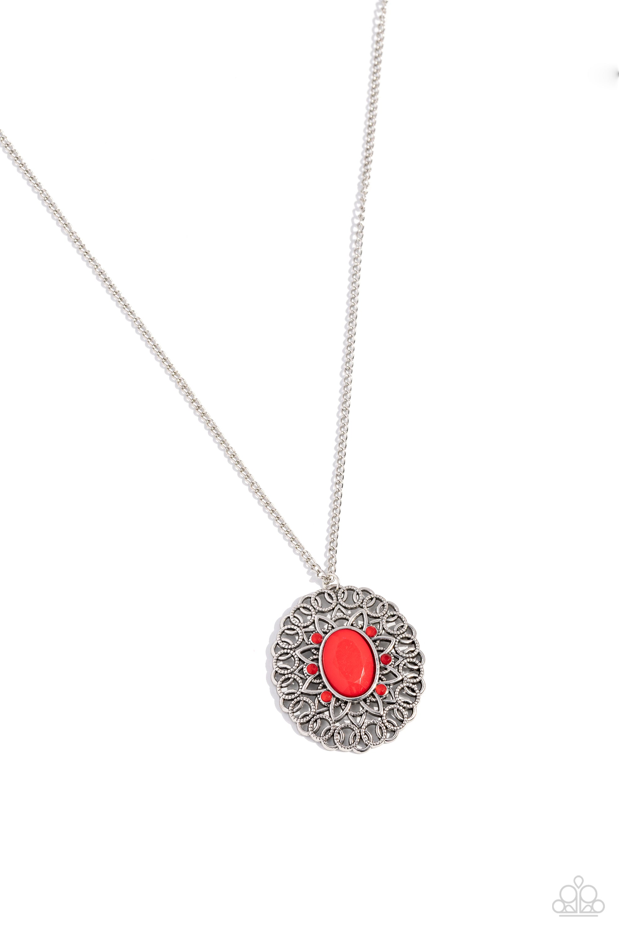 SOLAR STUNNER RED-NECKLACE