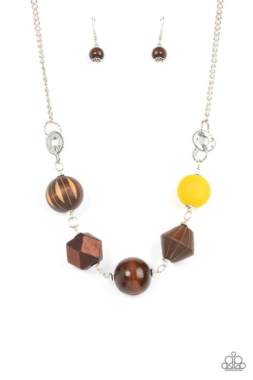 ECO EXTRAVAGANZA YELLOW-NECKLACE