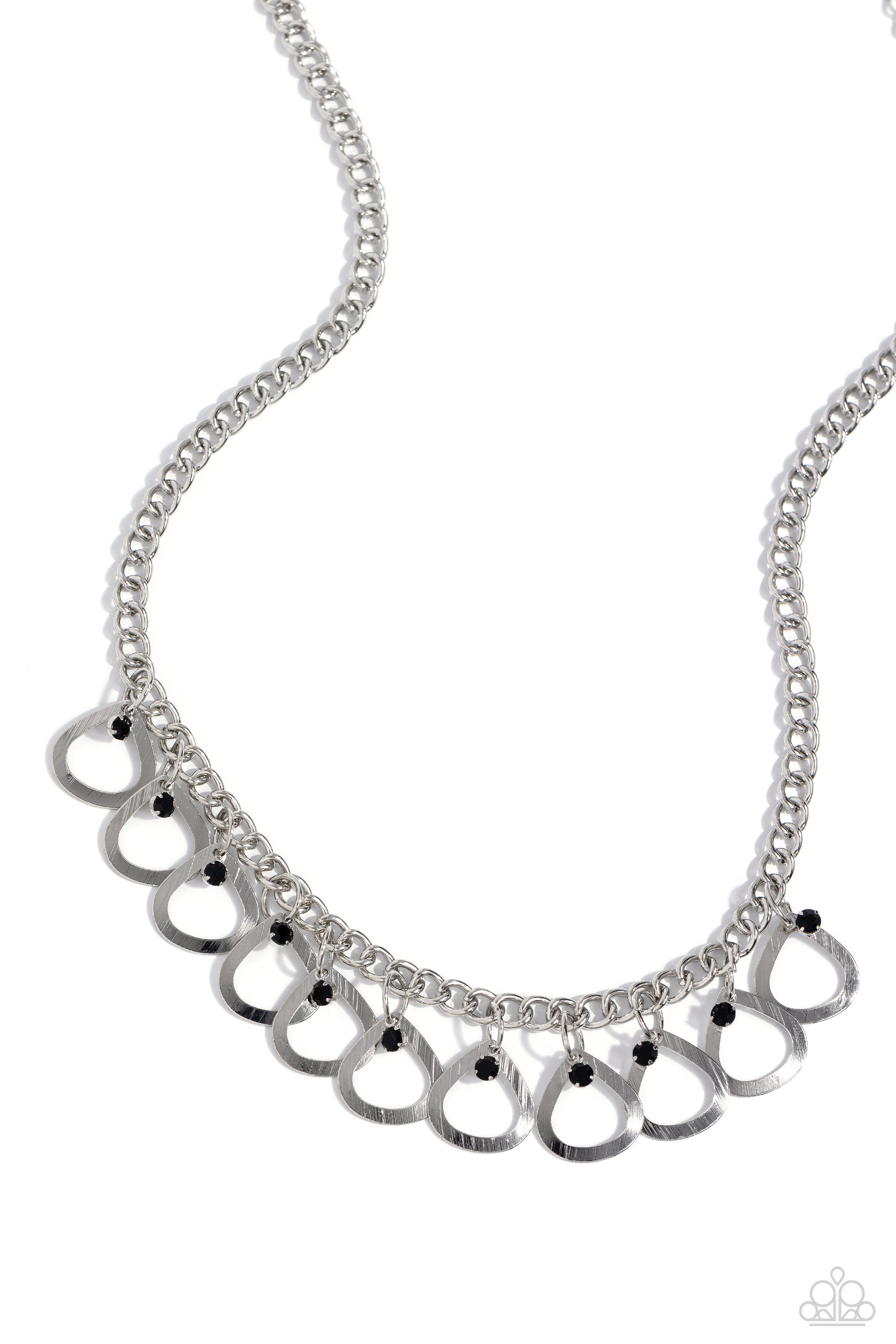 TEAR-RIFICALLY TWINKLING BLACK-NECKLACE