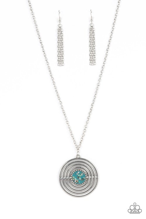 TARGETED TRANQUILITY BLUE-NECKLACE