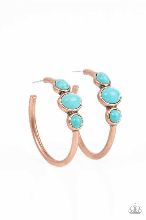 DUSKY CHARMER COPPER-EARRINGS