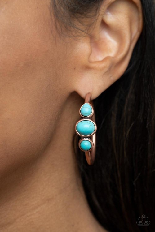 DUSKY CHARMER COPPER-EARRINGS