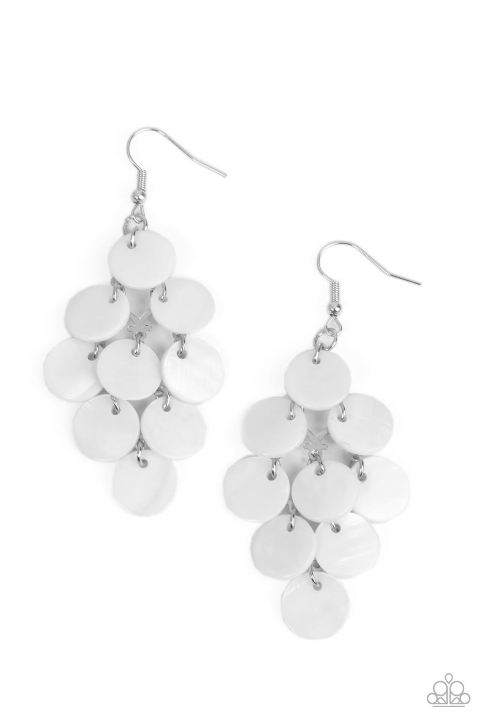 TROPICAL TRYST WHITE-EARRINGS