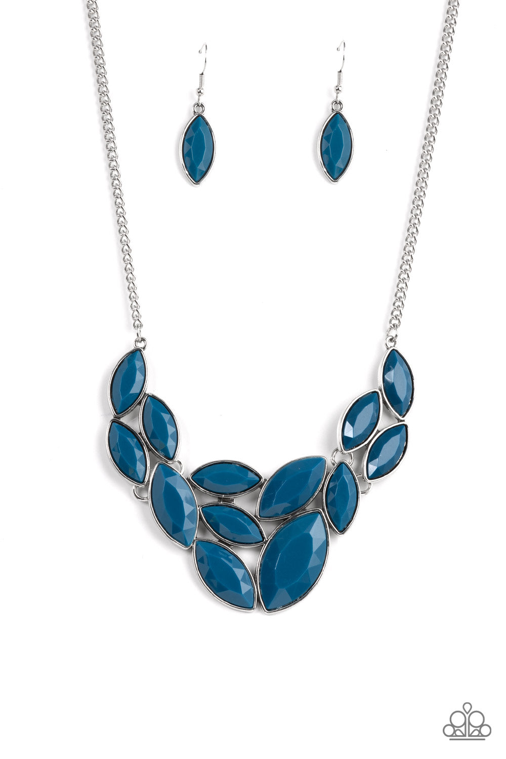 GLITZY GODDESS BLUE-NECKLACE