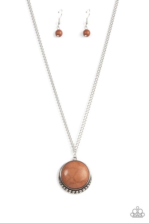 MOJAVE MOON BROWN-NECKLACE