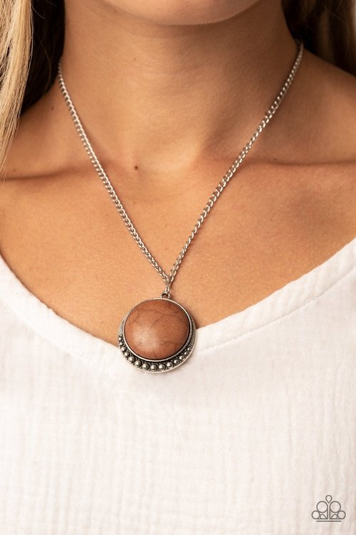 MOJAVE MOON BROWN-NECKLACE