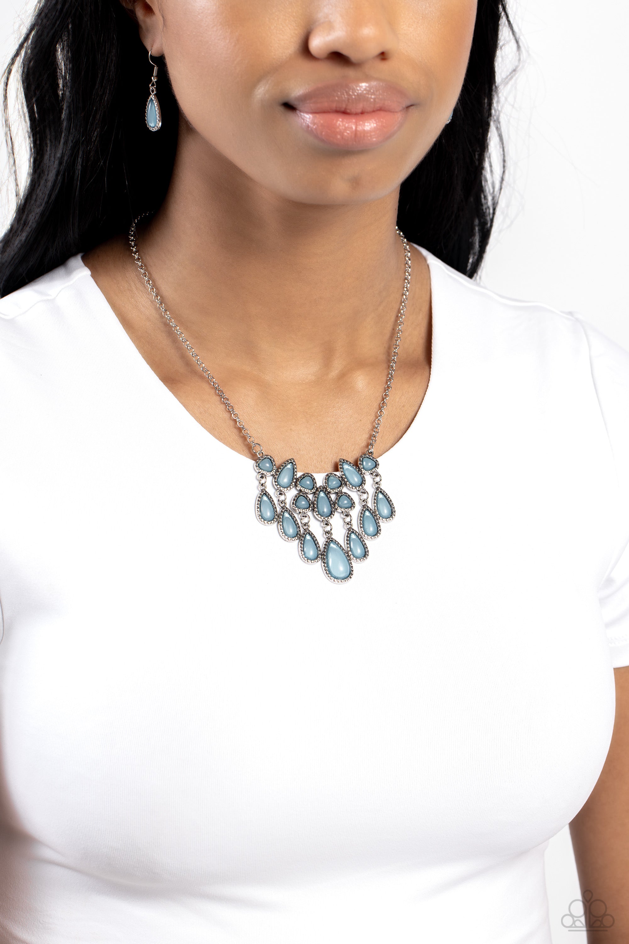 EXCEPTIONALLY ETHEREAL BLUE-NECKLACE