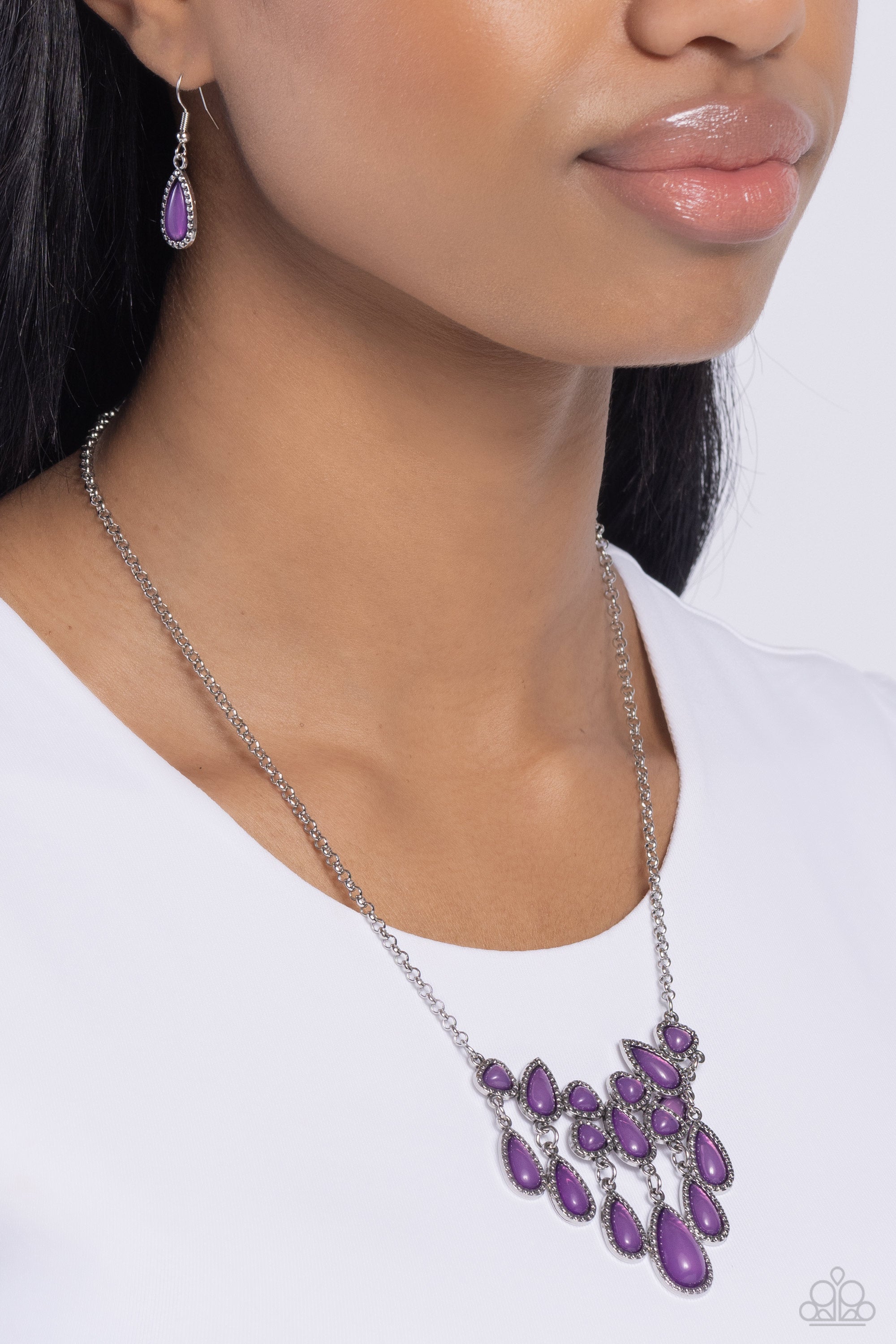 EXCEPTIONALLY ETHEREAL PURPLE-NECKLACE