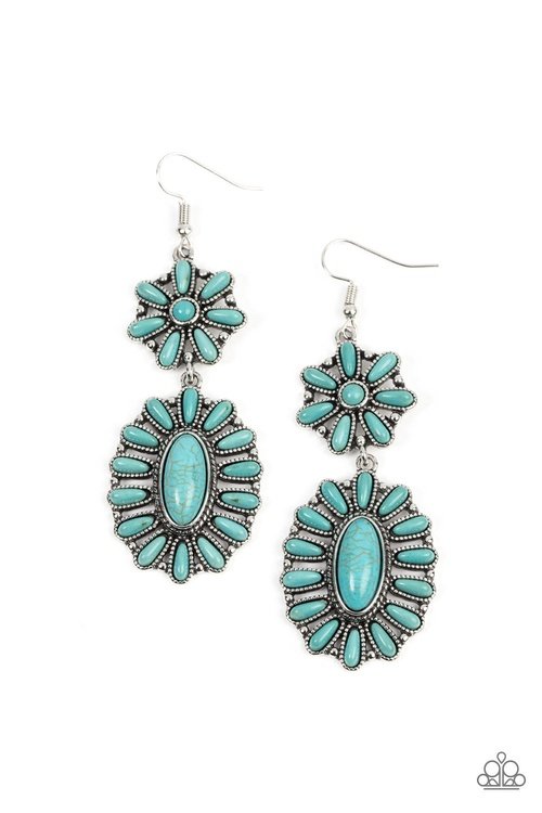 RICHLY RUSTLER BLUE-EARRINGS