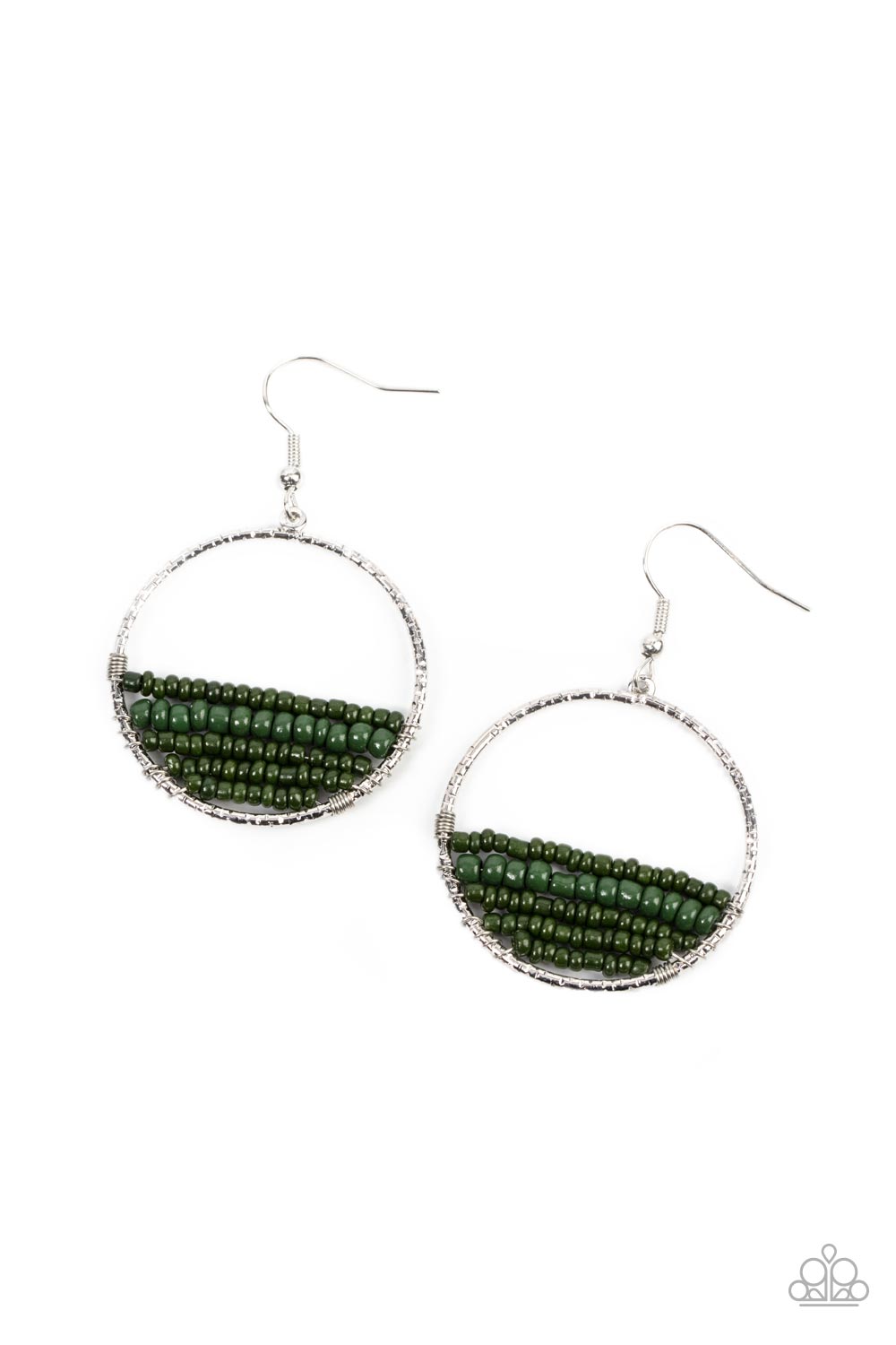 HEAD-OVER-HORIZONS GREEN-EARRINGS