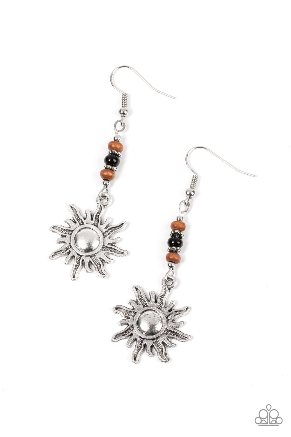 SUNSHINY DAYS BLACK-EARRINGS