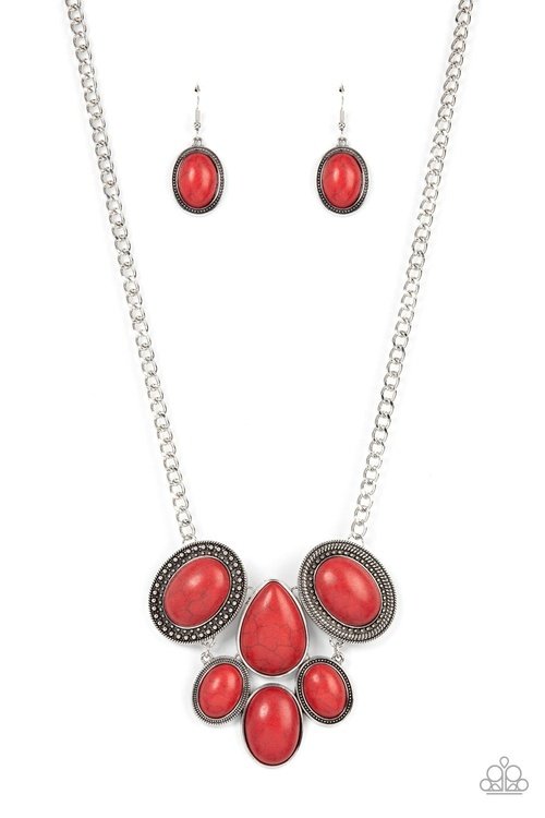 ALL NATURAL NOSTALGIA RED-NECKLACE