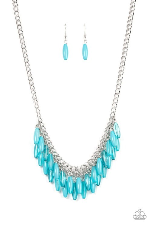 BEACH HOUSE HUSTLE BLUE-NECKLACE