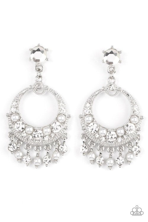 MARRAKESH REQUEST WHITE-EARRINGS