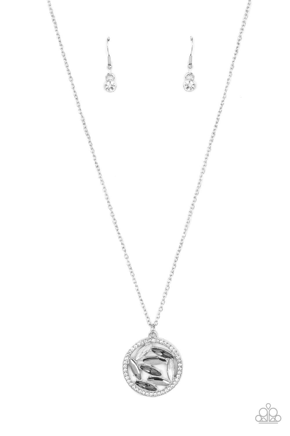 HEAD SPINNING SPARKLE SILVER-NECKLACE