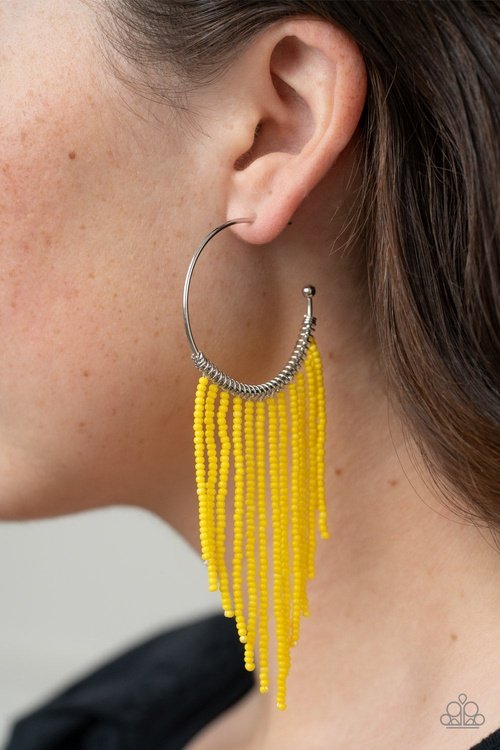 SAGUARO BREEZE YELLOW-EARRINGS