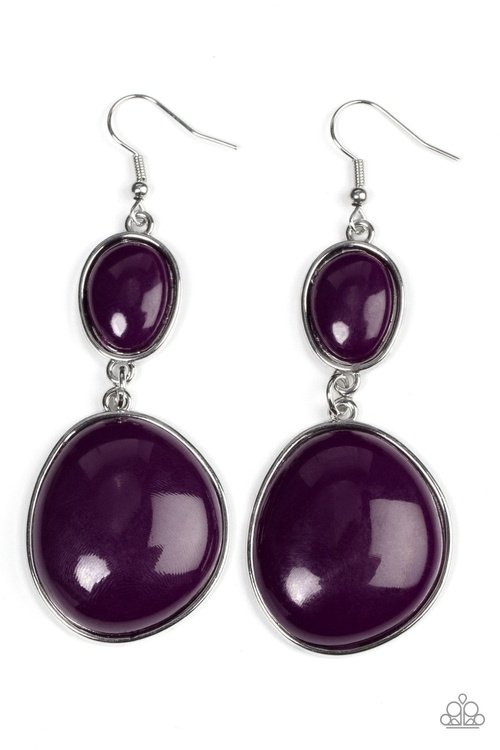 SOULFUL SAMBA PURPLE-EARRINGS