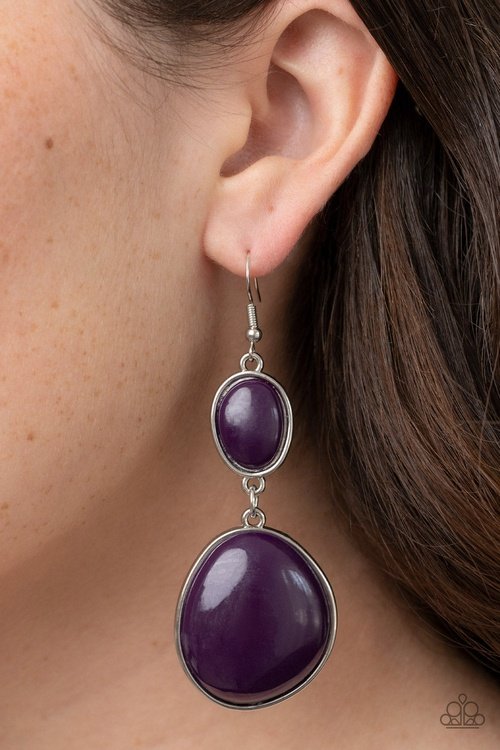 SOULFUL SAMBA PURPLE-EARRINGS