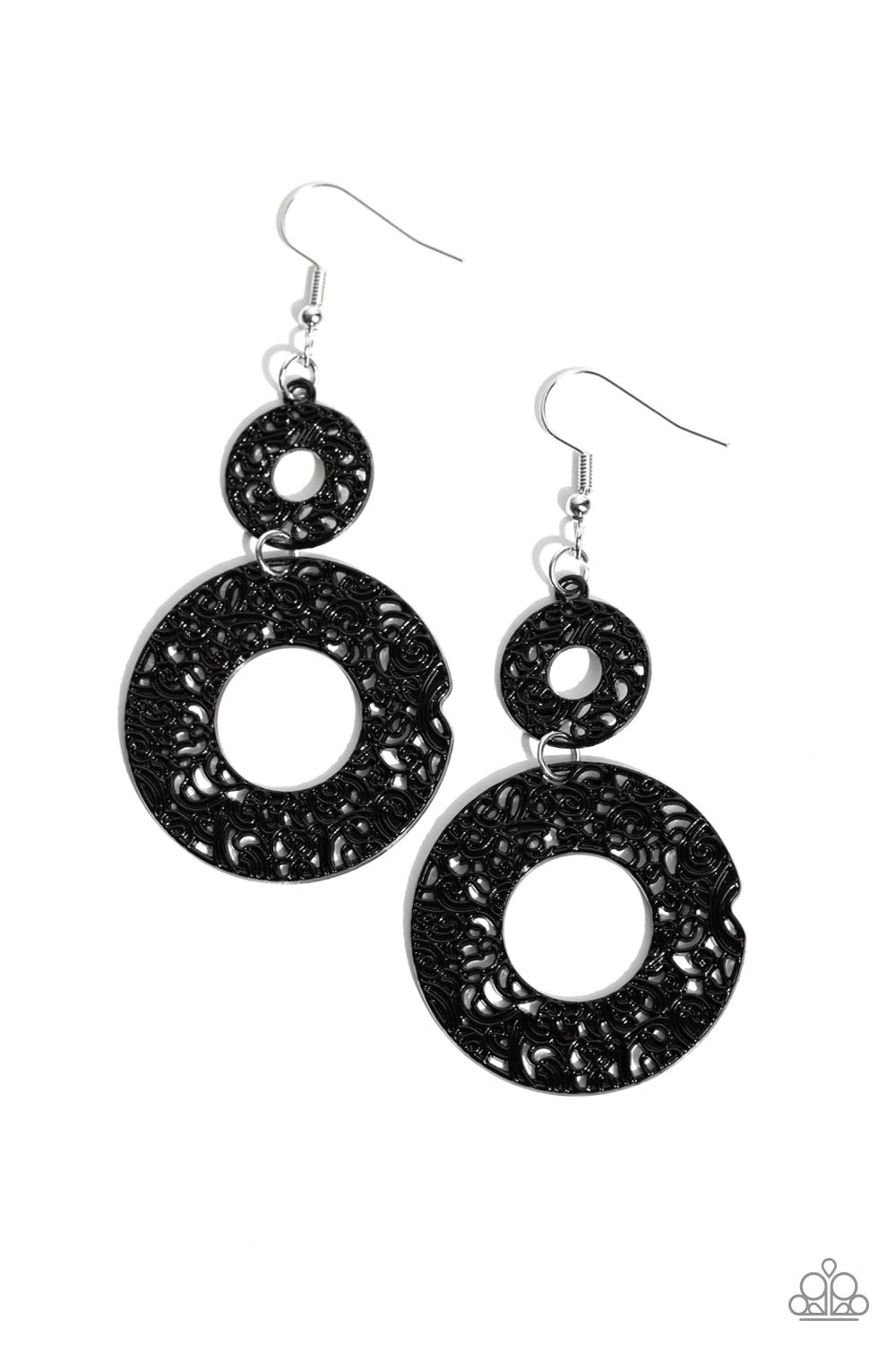 CABO COURTYARD BLACK-EARRINGS