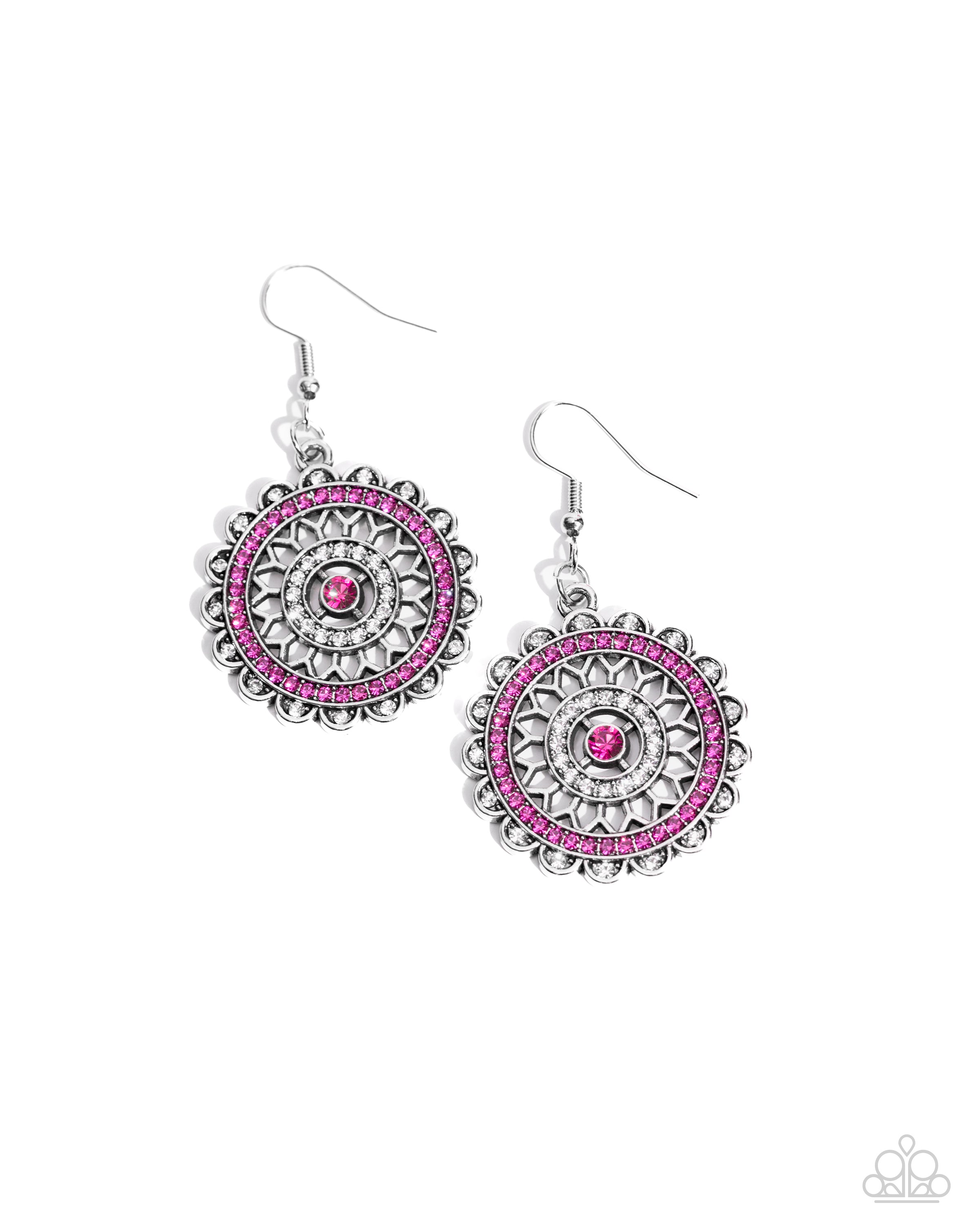 TWINKLY TRANSLATION PINK-EARRINGS