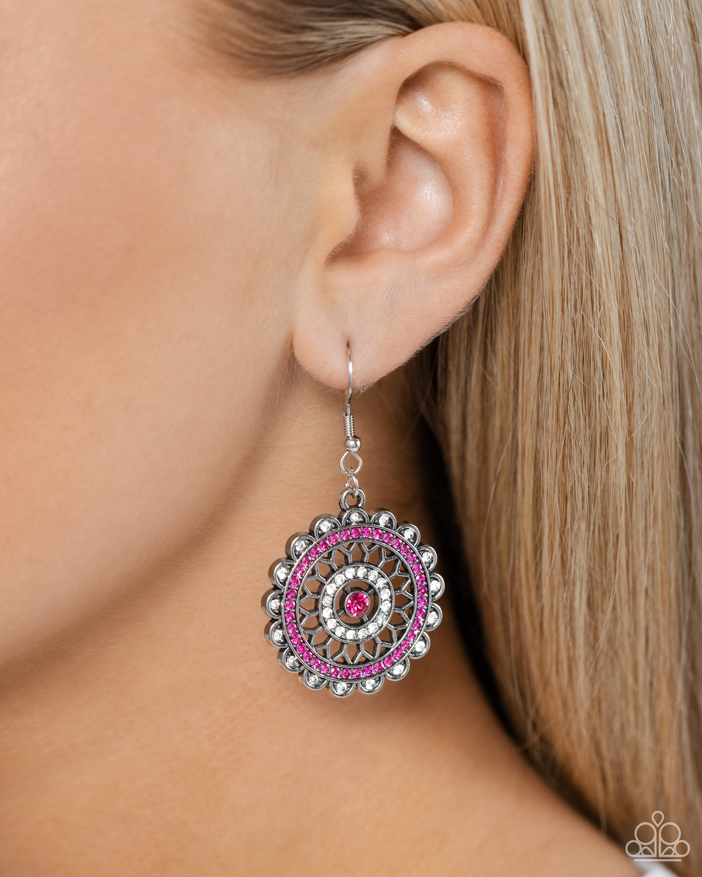 TWINKLY TRANSLATION PINK-EARRINGS