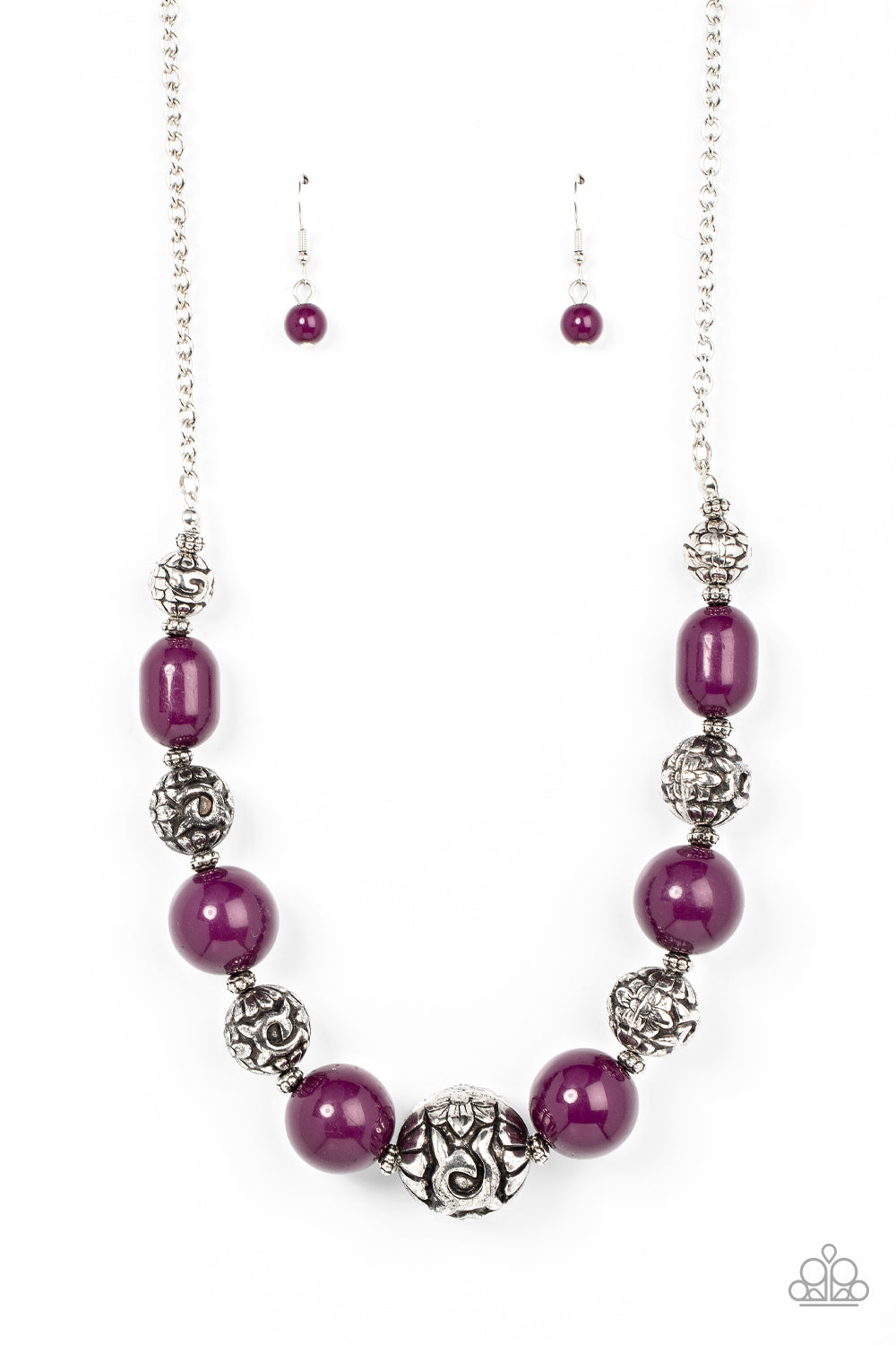 GIRL MEETS GARDEN PURPLE-NECKLACE