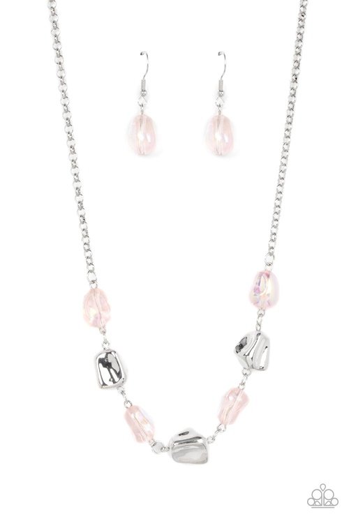 INSPIRATIONAL IRIDESCENCE PINK-NECKLACE