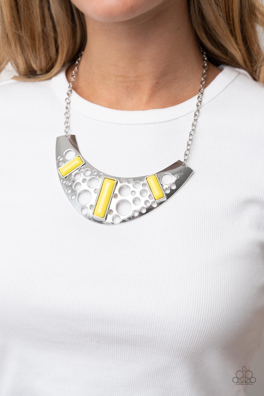 REAL ZEAL YELLOW-NECKLACE