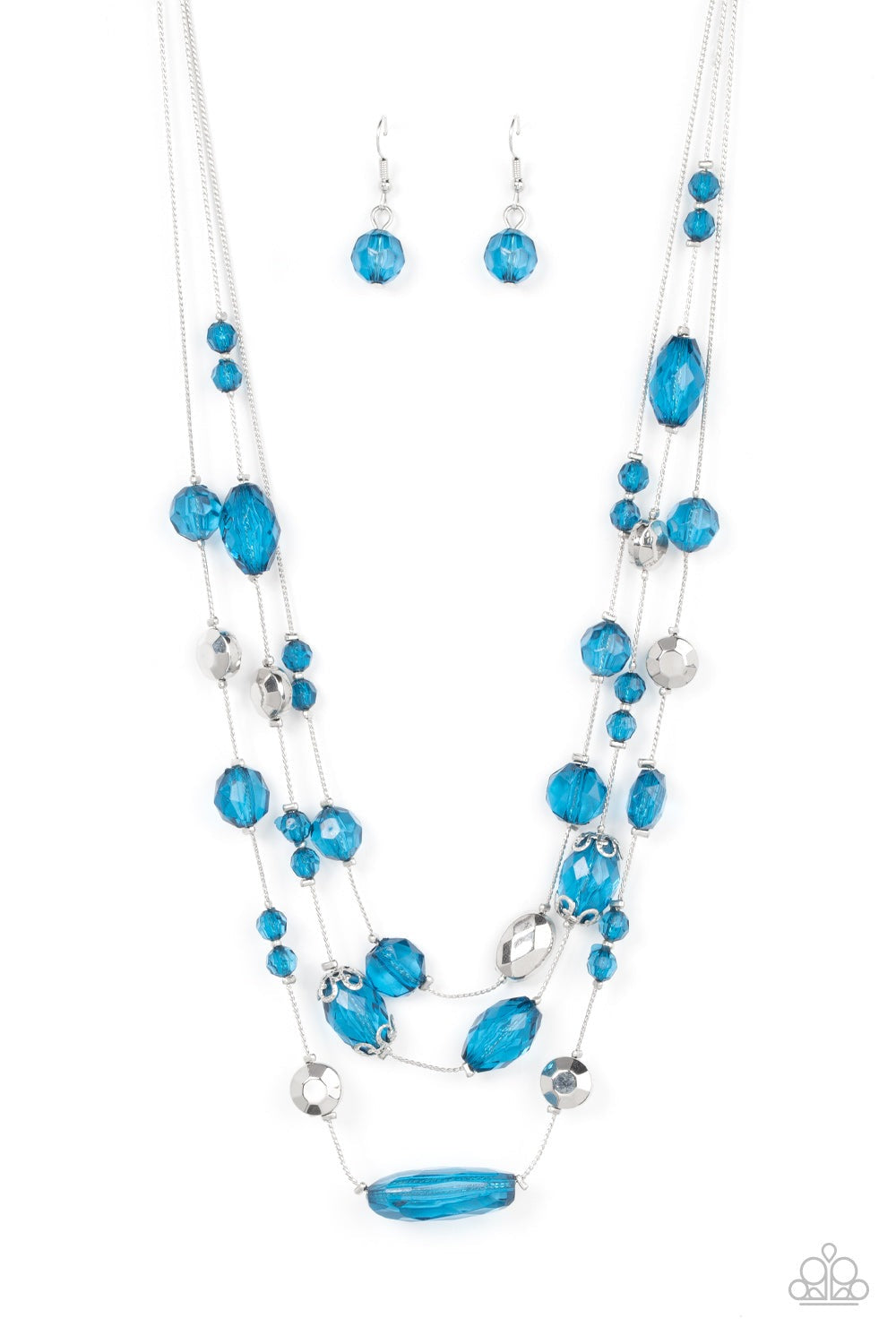 PRISMATIC POSE BLUE-NECKLACE