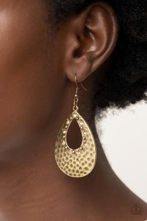 TERRAFORM TWINKLE BROWN-EARRINGS