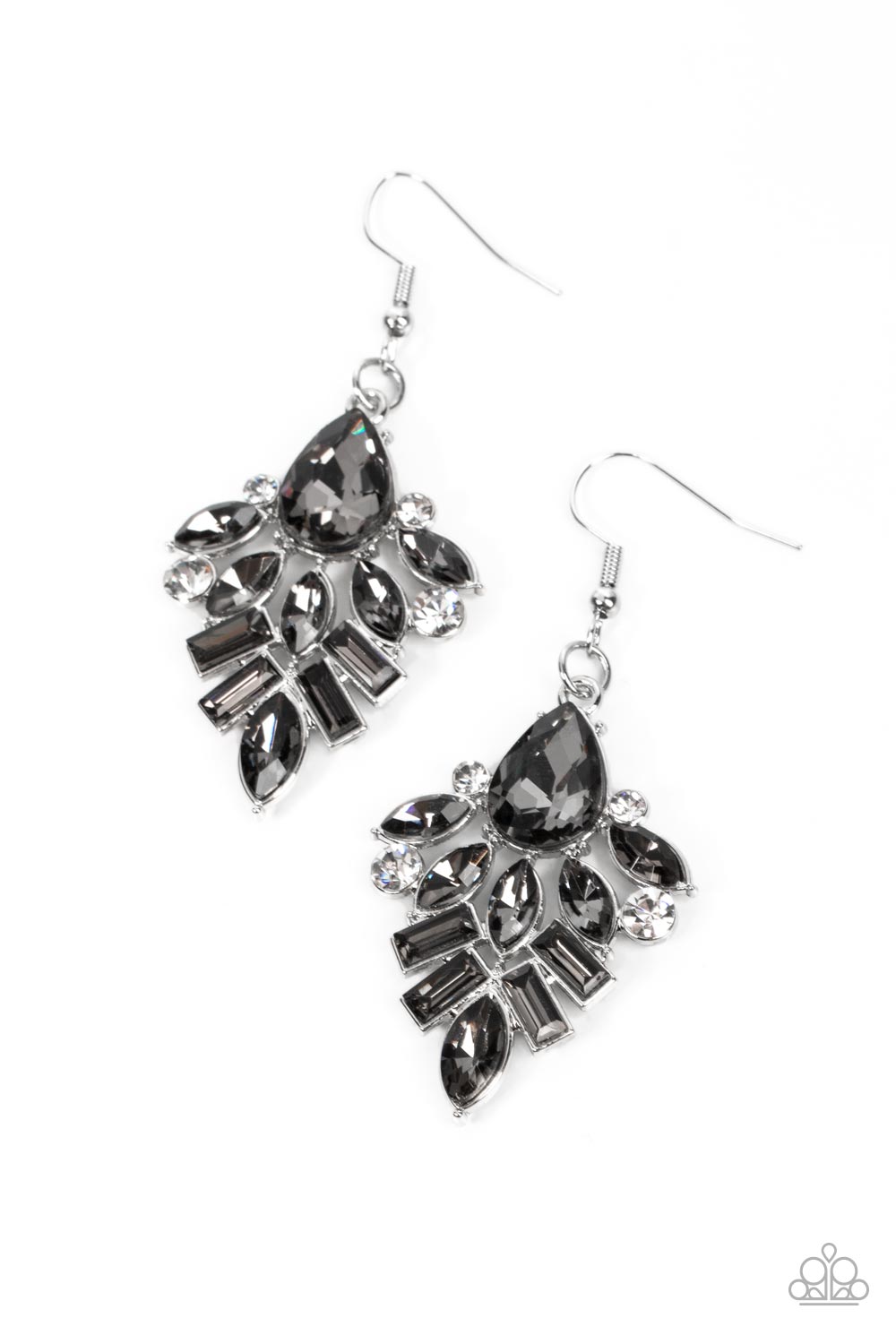 STELLAR-ESCENT ELEGANCE SILVER-EARRINGS