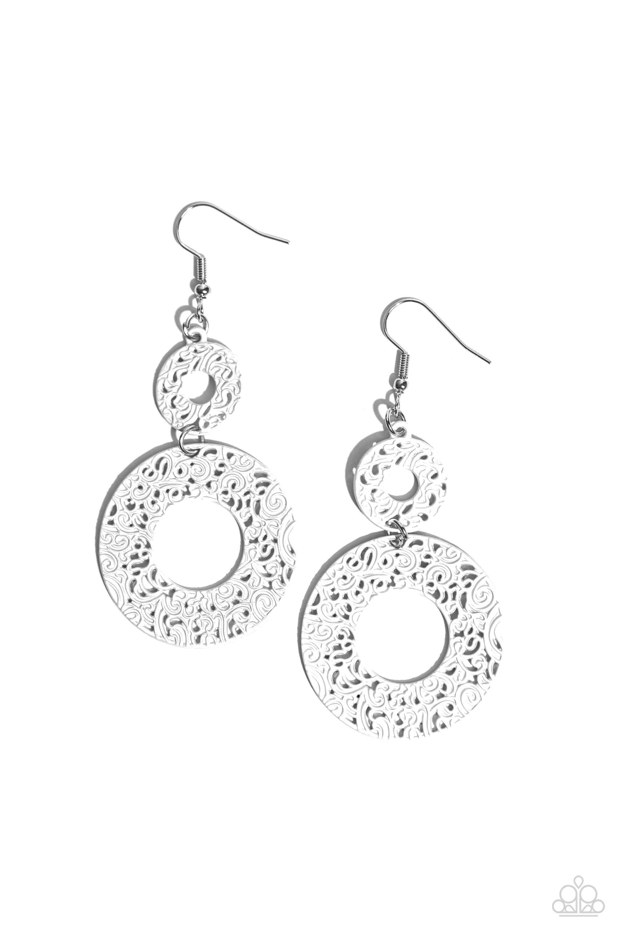 CABO COURTYARD WHITE-EARRINGS