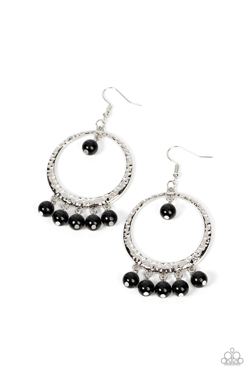 LUSCIOUS LUXURY BLACK-EARRINGS