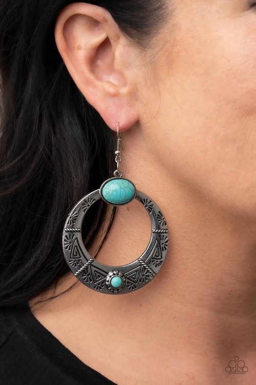 GARDEN GLYPHS BLUE-EARRINGS