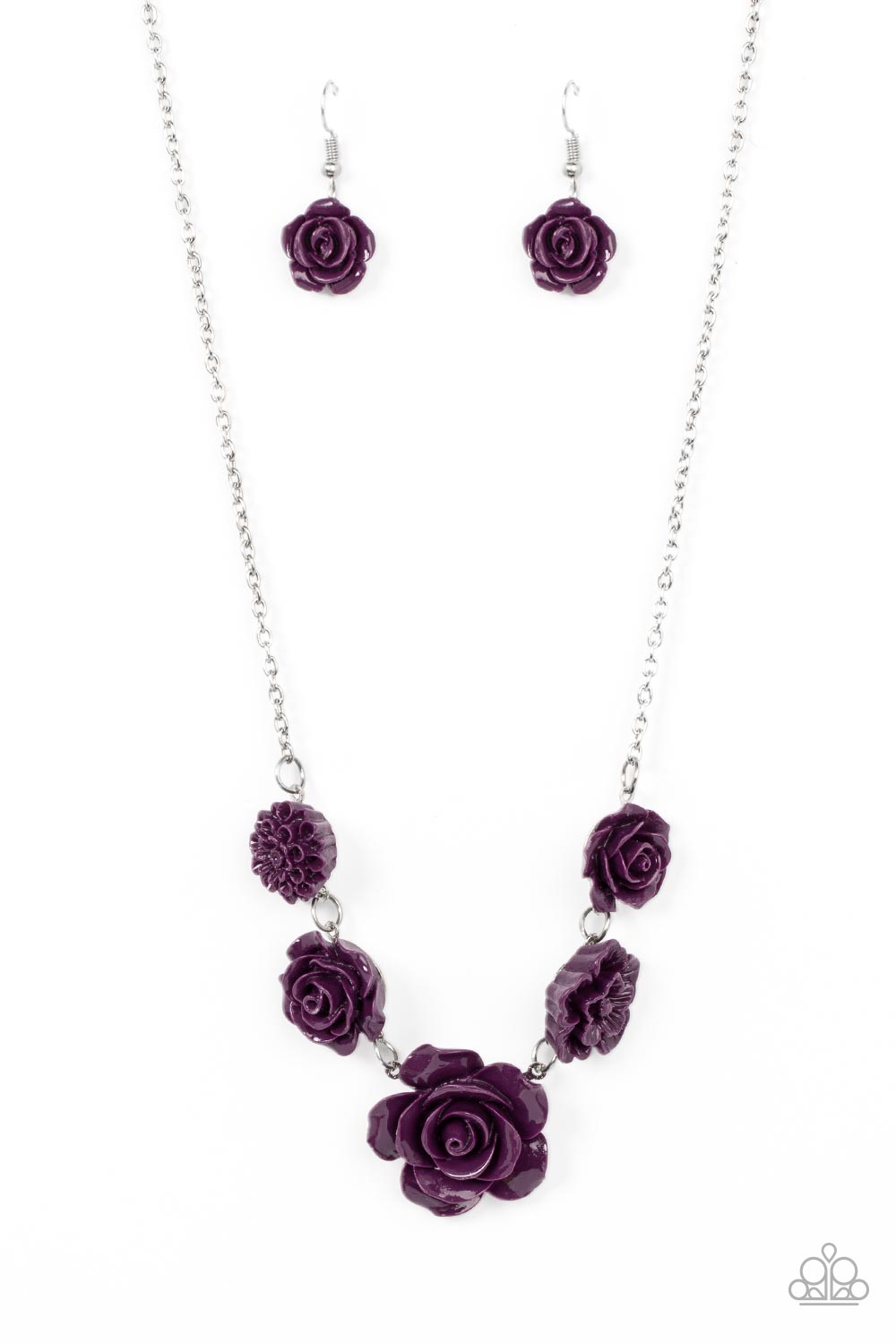 PRIMROSE AND PRETTY PURPLE-NECKLACE