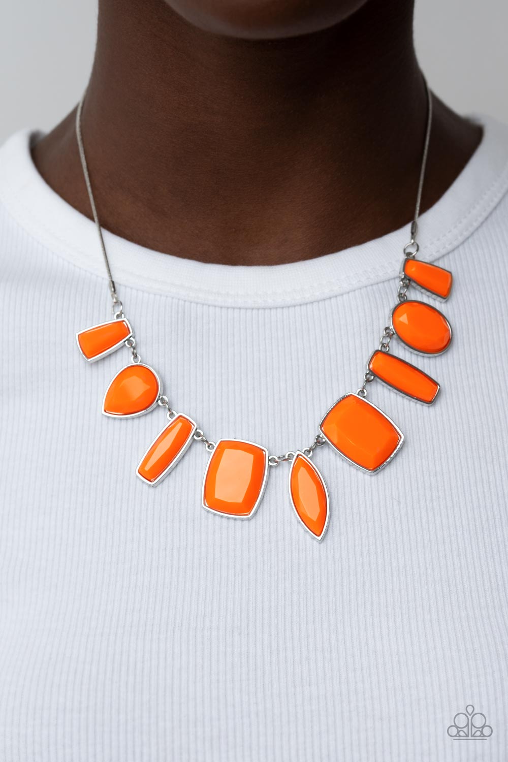 LUSCIOUS LUXE ORANGE-NECKLACE