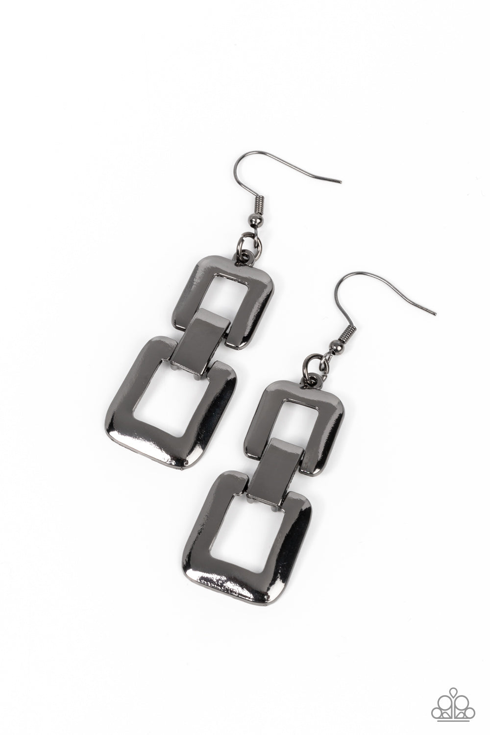 PUBLIC SQUARE BLACK-EARRINGS