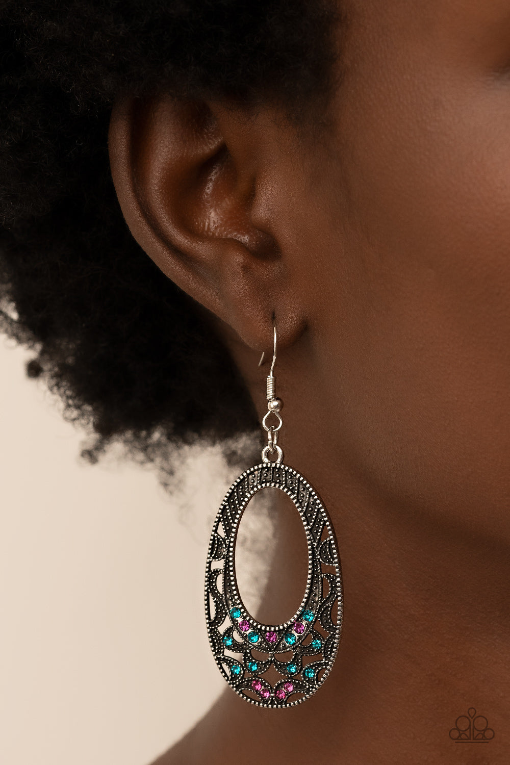 COLORFULLY MOON CHILD MULTI-EARRINGS