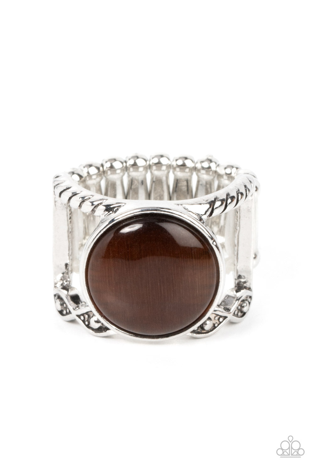 CLAIRVOYANTLY CATS EYE BROWN-RING