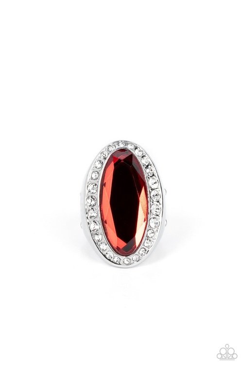 BELIEVE IN BLING RED-RING