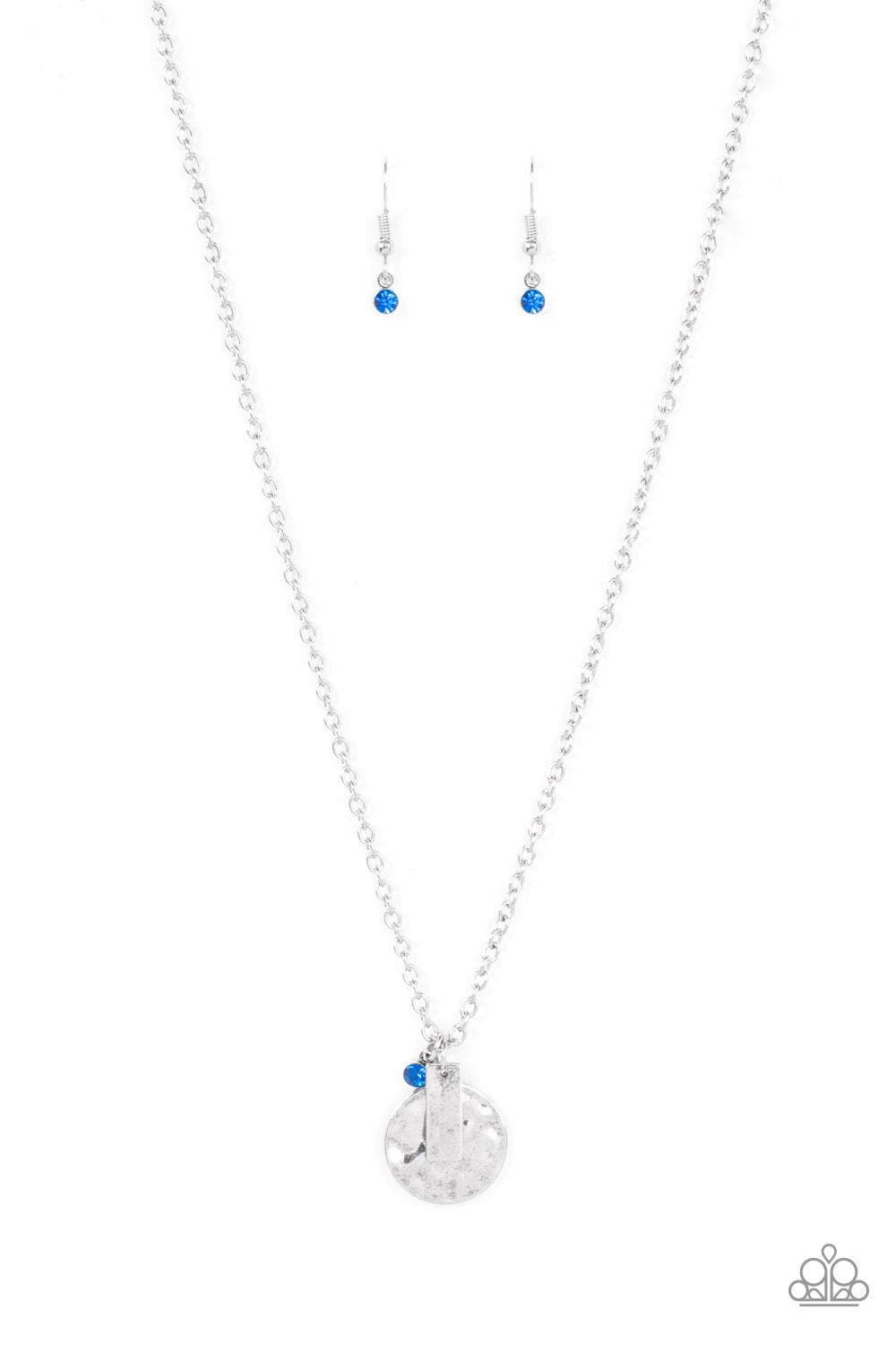 MINIMAL EFFORTLESS BLUE-NECKLACE