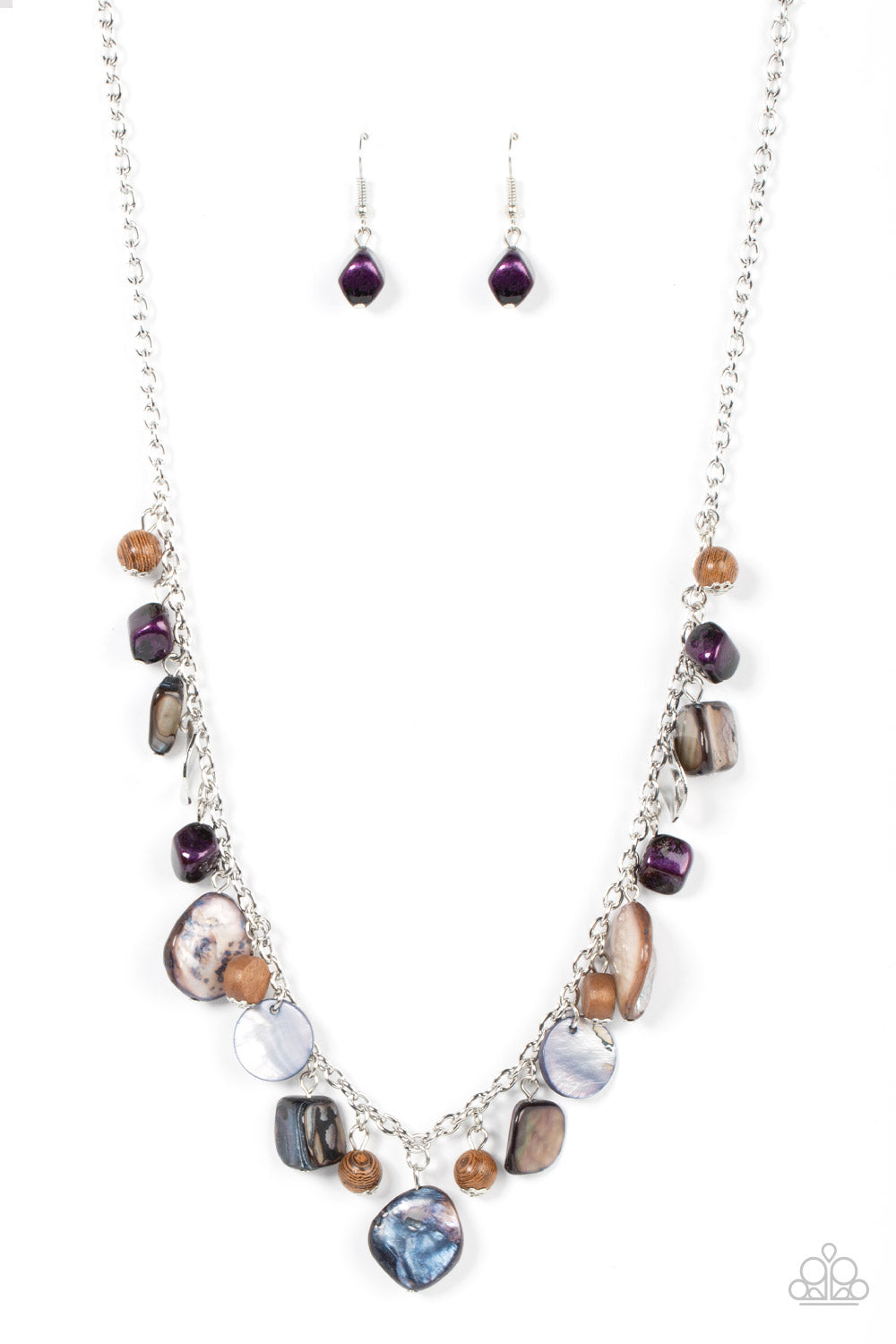 CARIBBEAN CHARISMA PURPLE-NECKLACE